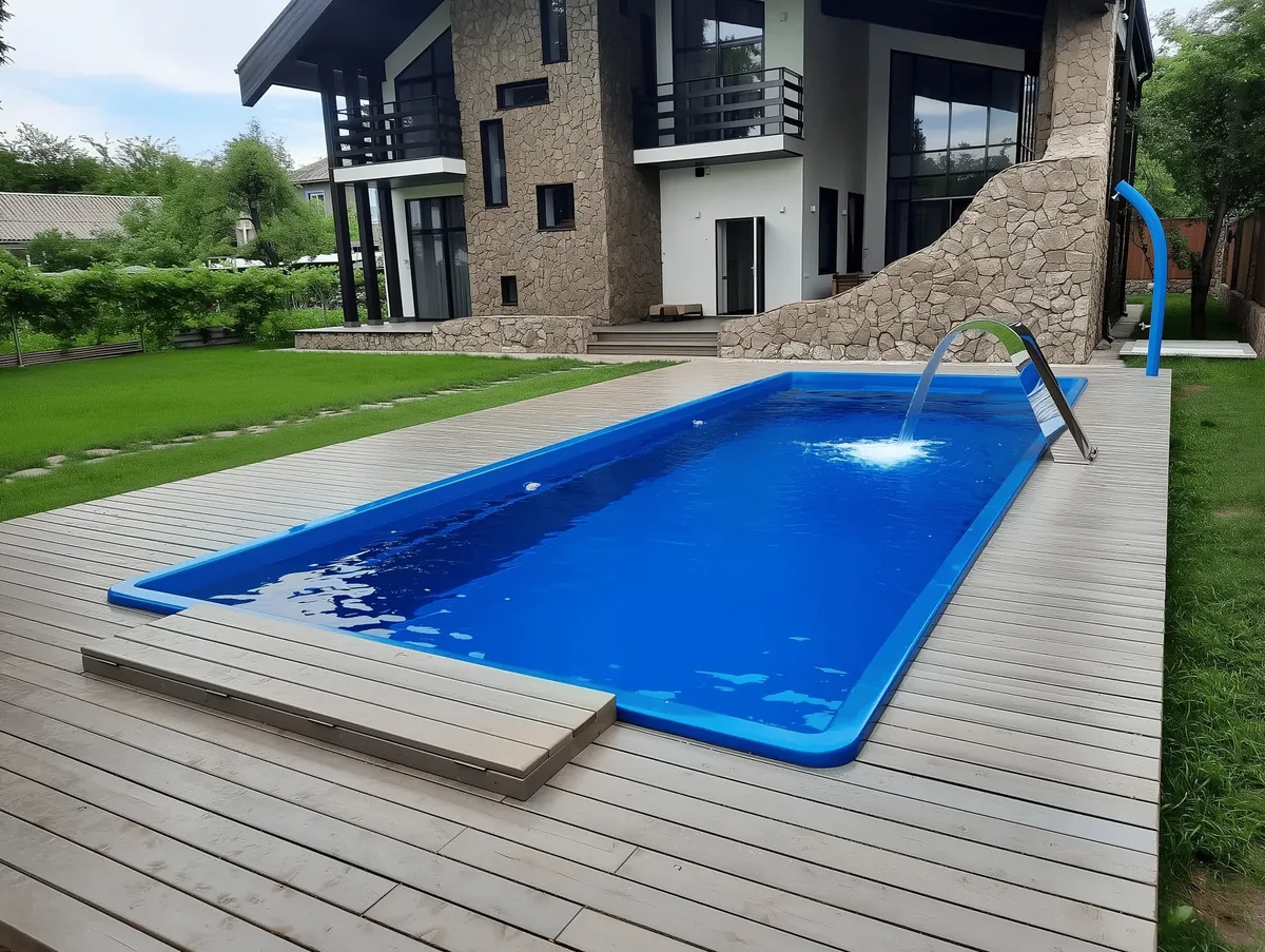 Композитный бассейн Laguna 9 — вид сверху в Долгопрудном