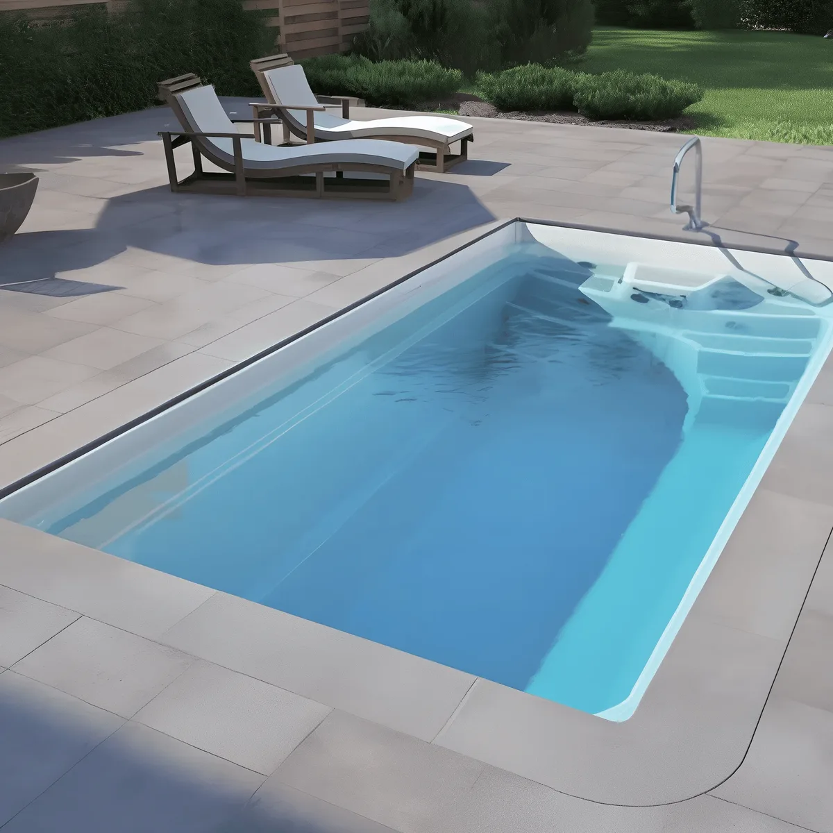 Композитный бассейн Laguna 5 — вид сверху в Долгопрудном