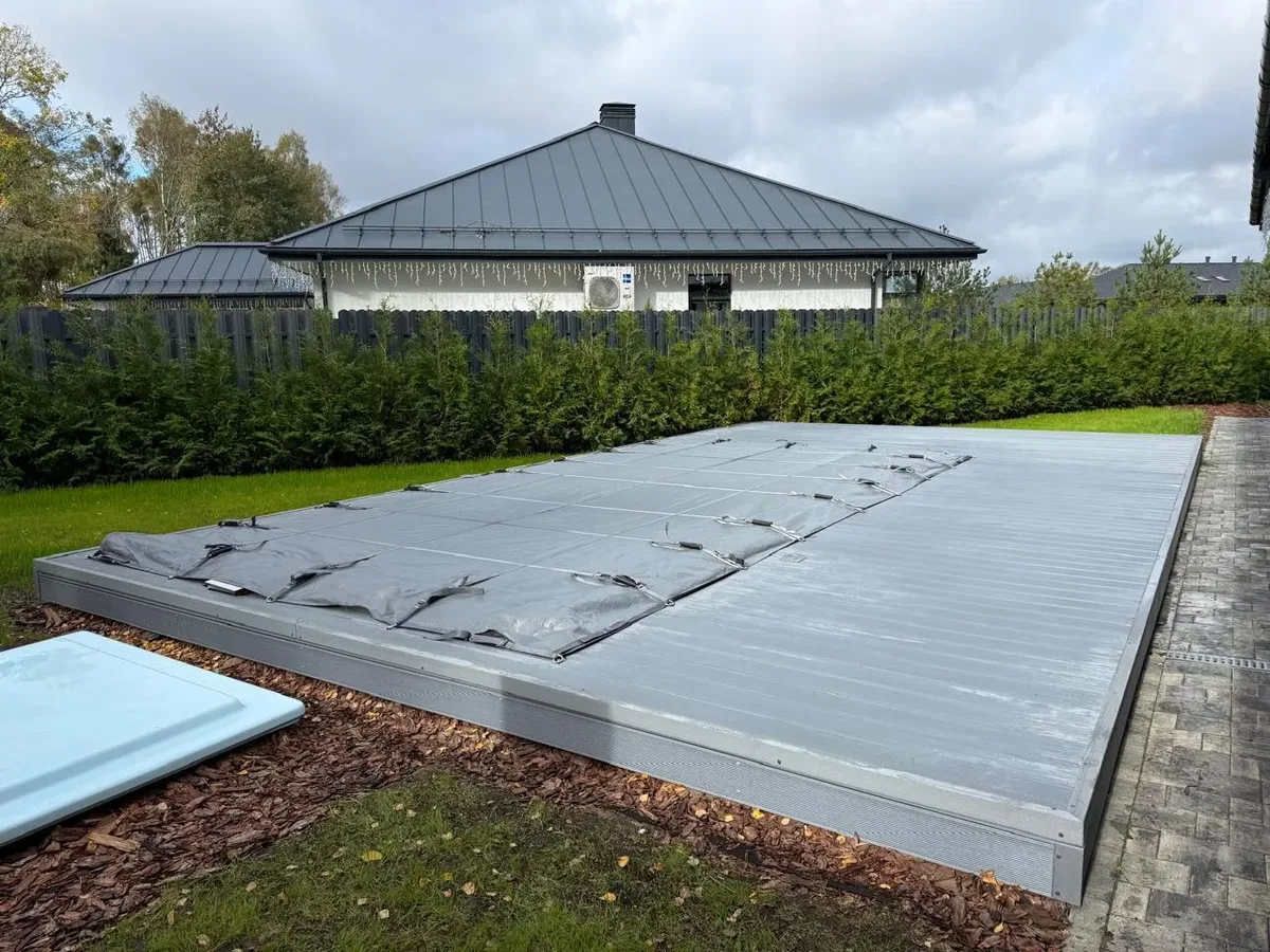 Покрывало Laguna Cover Mesh — установка в Долгопрудном